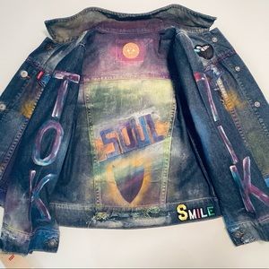 COPY - Brand new: Levis #custom #HandPainted #den…